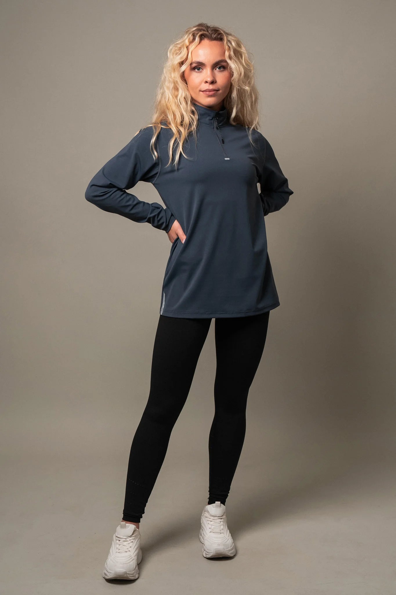 Robin blá/grá peysa, unisex- MFitness