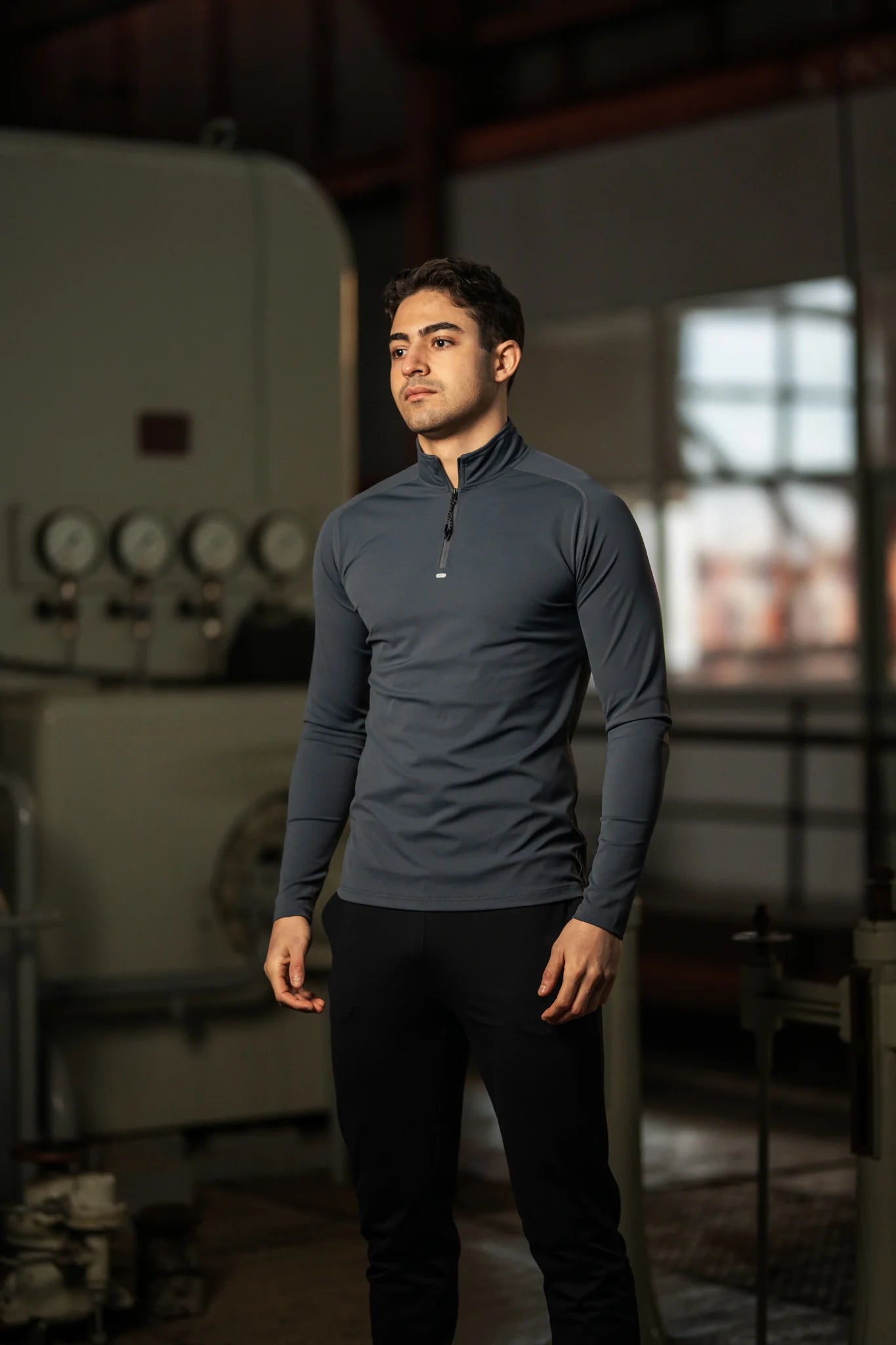 Robin blá/grá peysa, unisex- MFitness
