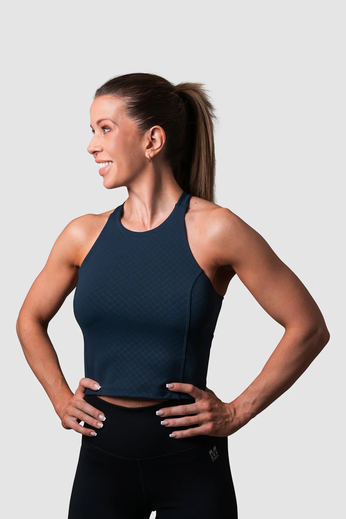 Agnes dökkblár toppur- MFitness
